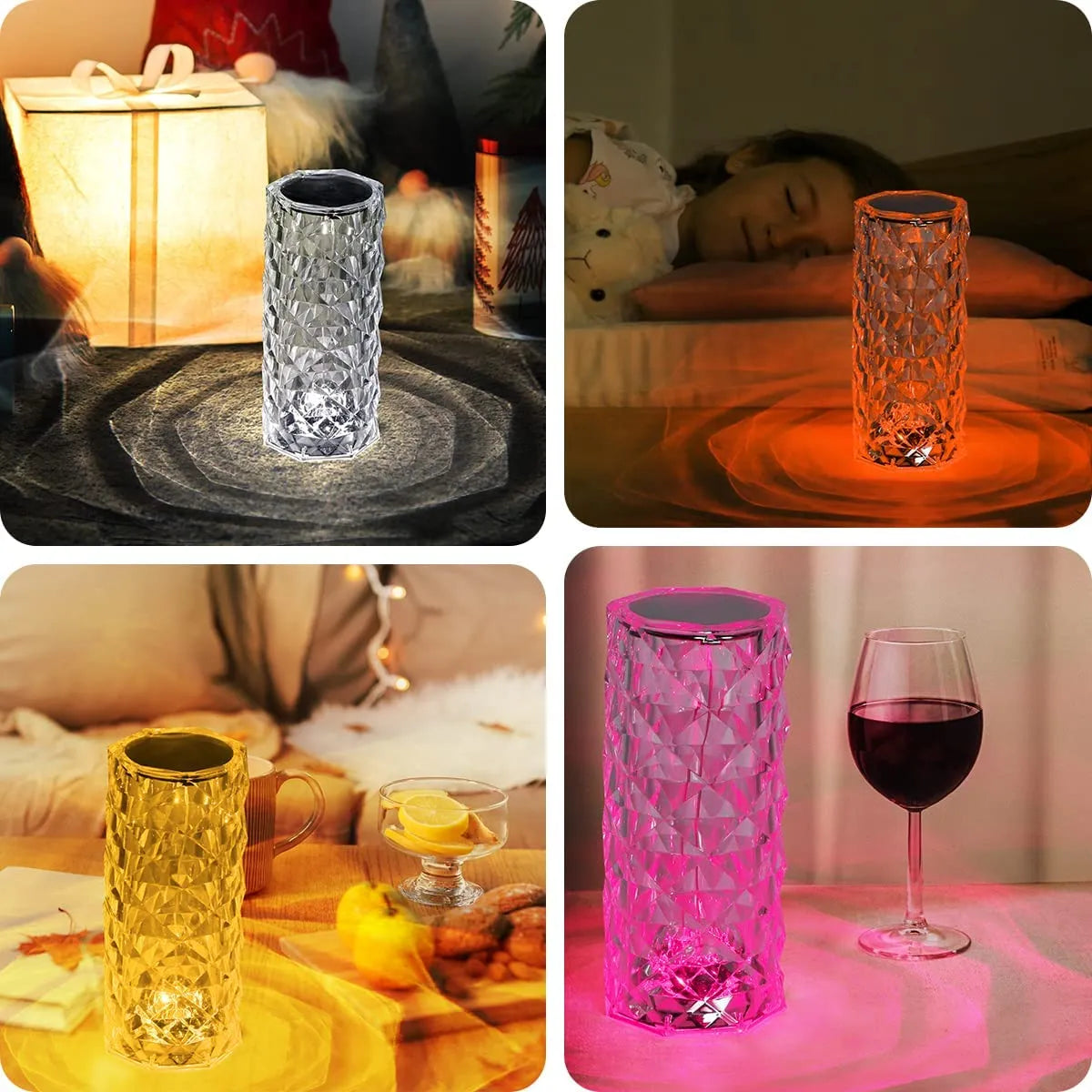 Rose Diamond Table Lamp
