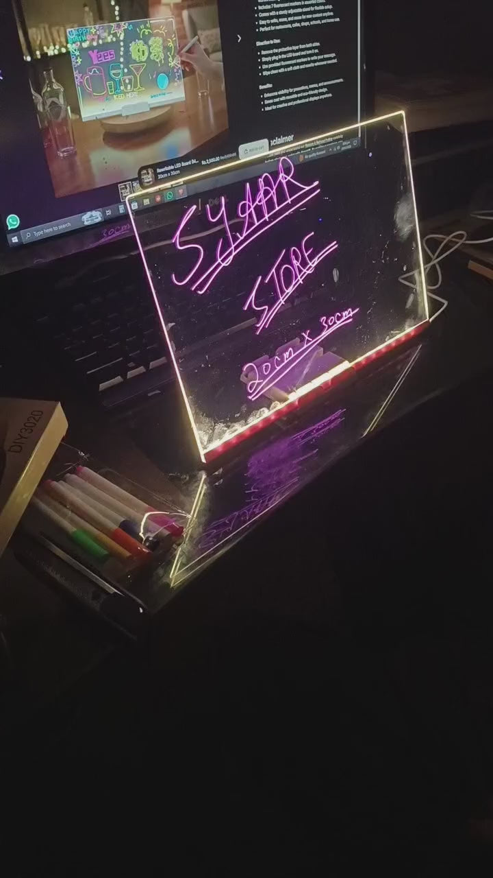 Re-writable LED Live Preview